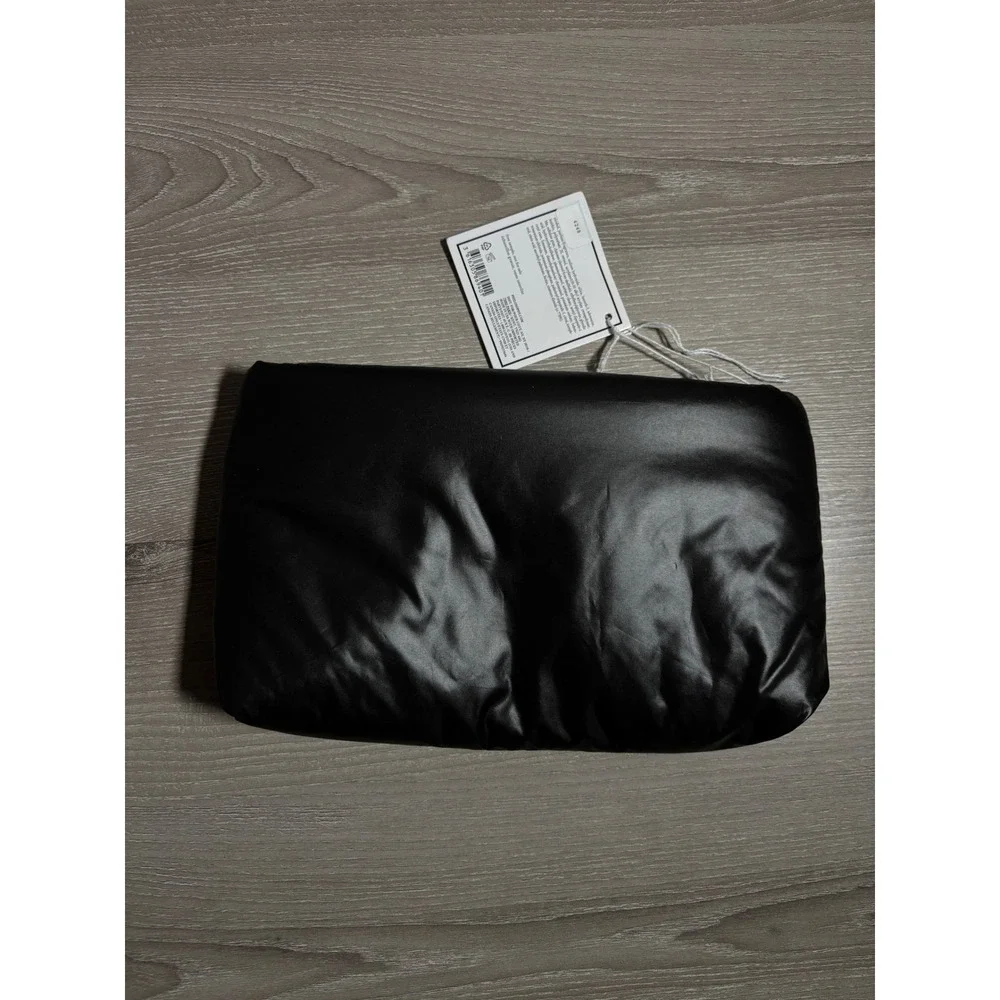 NWT Philosophy Ultimate Miracle Worker Black Puffy Makeup Bag Cosmetic Pouch NEW
